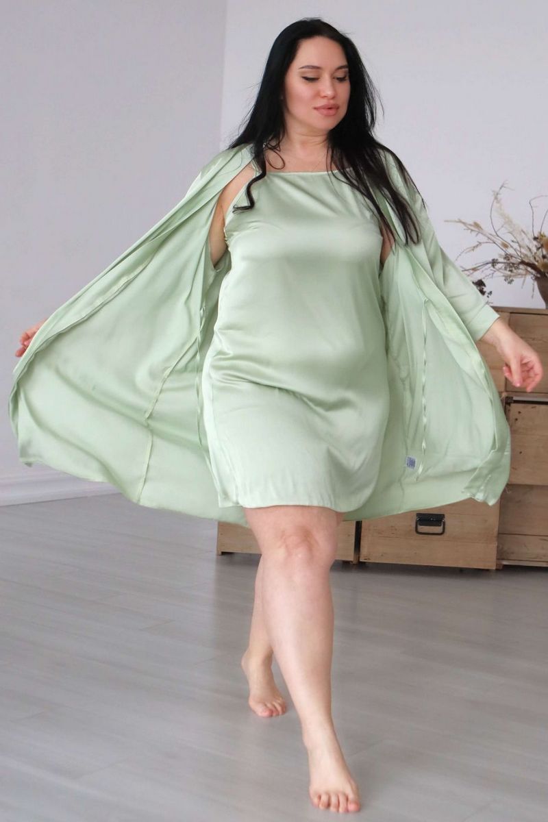 Комплект для дома с сорочкой Кф1021н pistachio