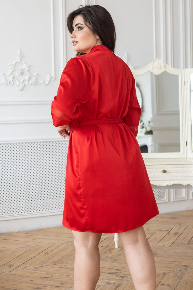 Комплект для дому з сорочкою Кк1091н red