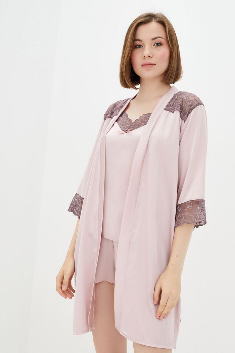 Комплект для дома с кружевом Км1030п rose