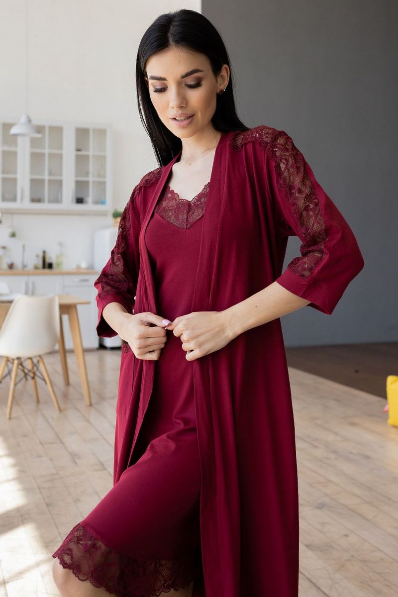 Комплект для дома из вискозы Км1200н marsala