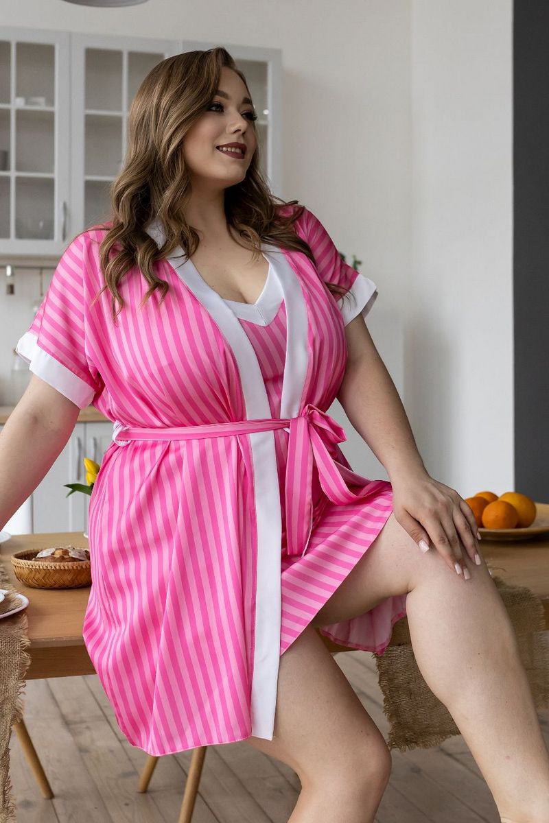 Комплект для дома с сорочкой Км1901н raspberry