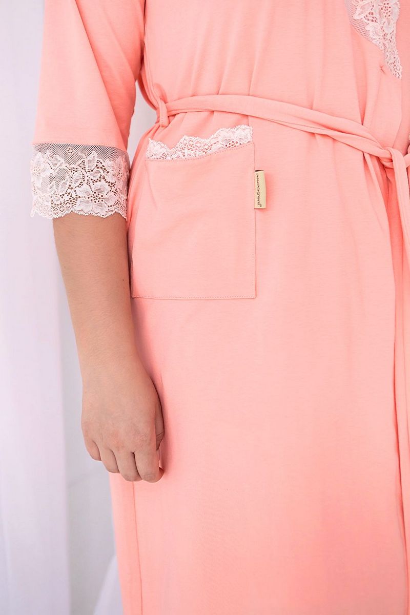 Комплект для дома с кружевом Кп1110н peach