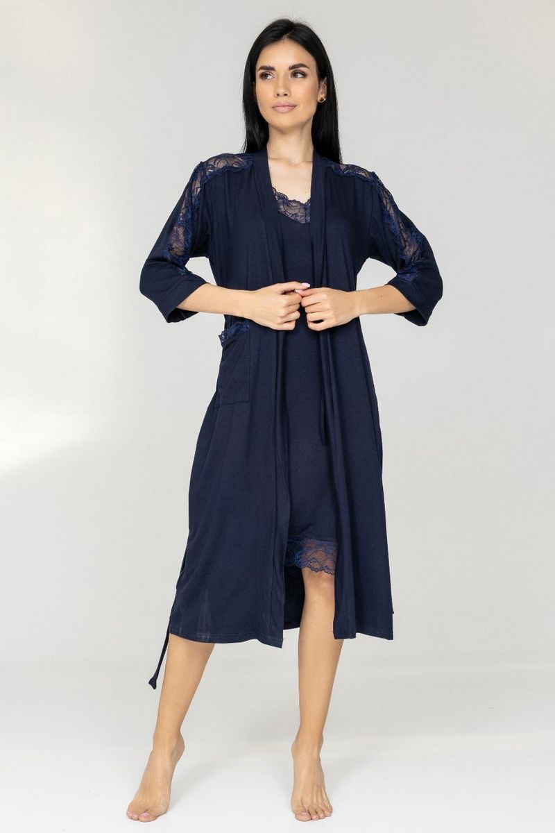 Комплект для дома из вискозы Кс1200н blue