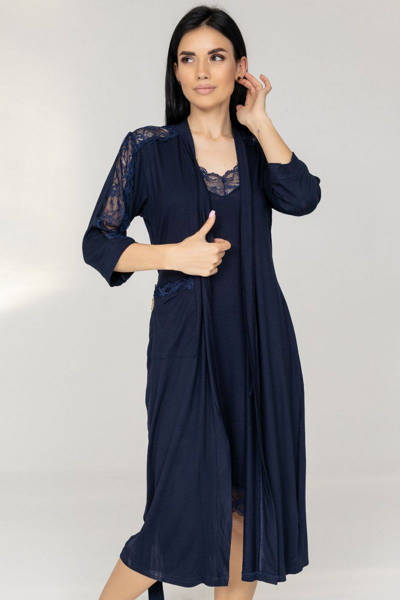 Комплект для дома из вискозы Кс1200н blue