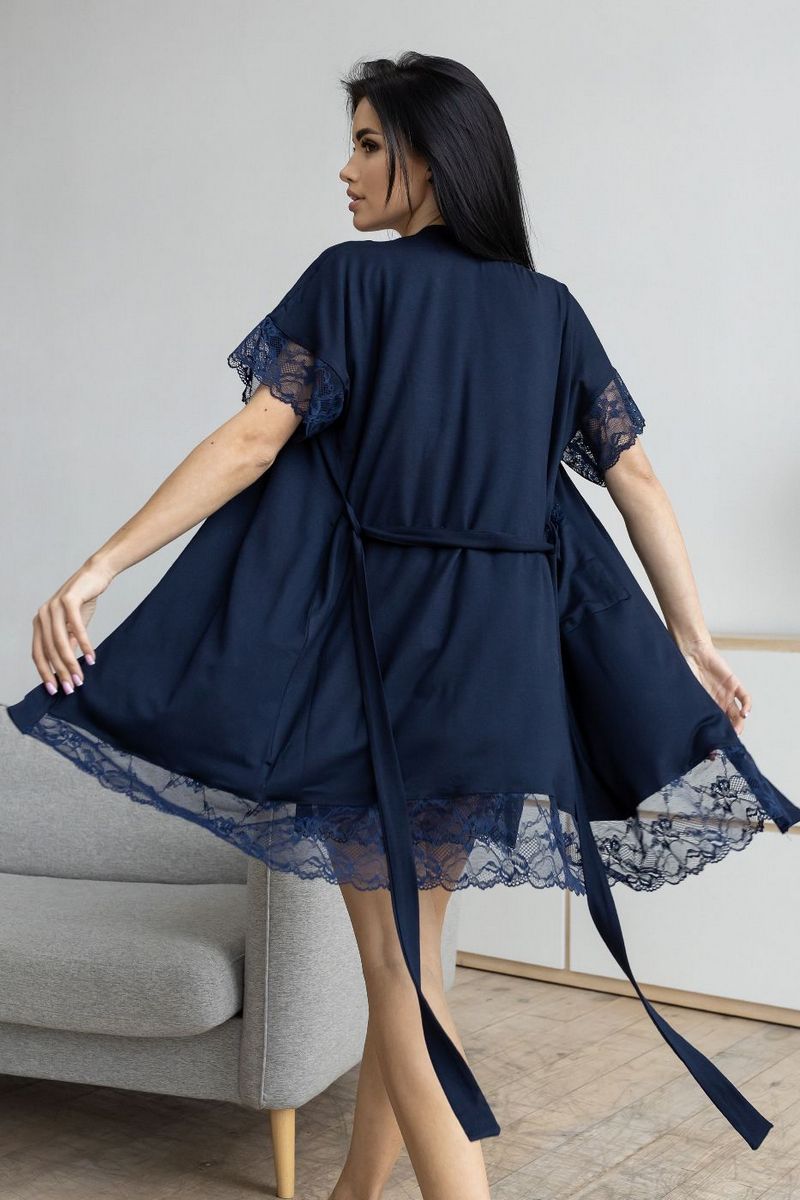 Комплект для дома из вискозы Кс1210н blue