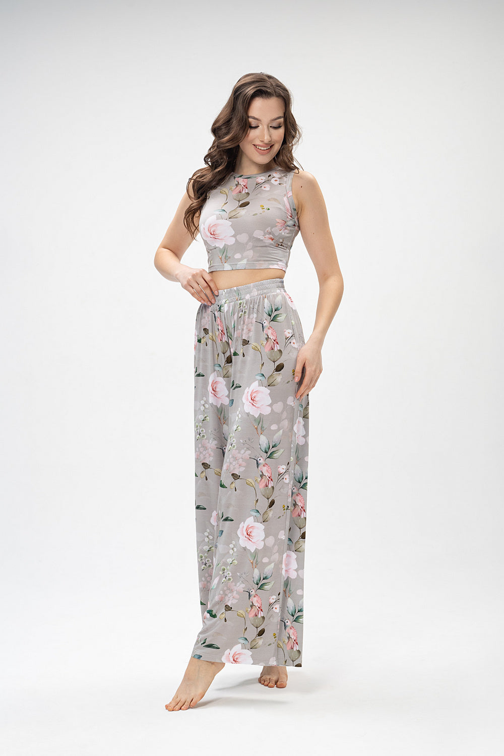 Домашний комплект из вискозы 2419 animal print