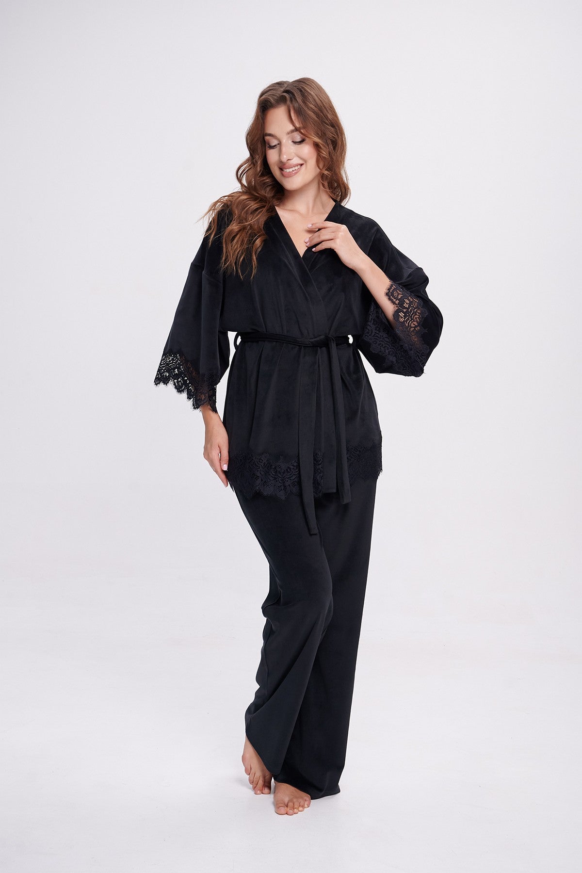 Велюровий комплект 2718 black