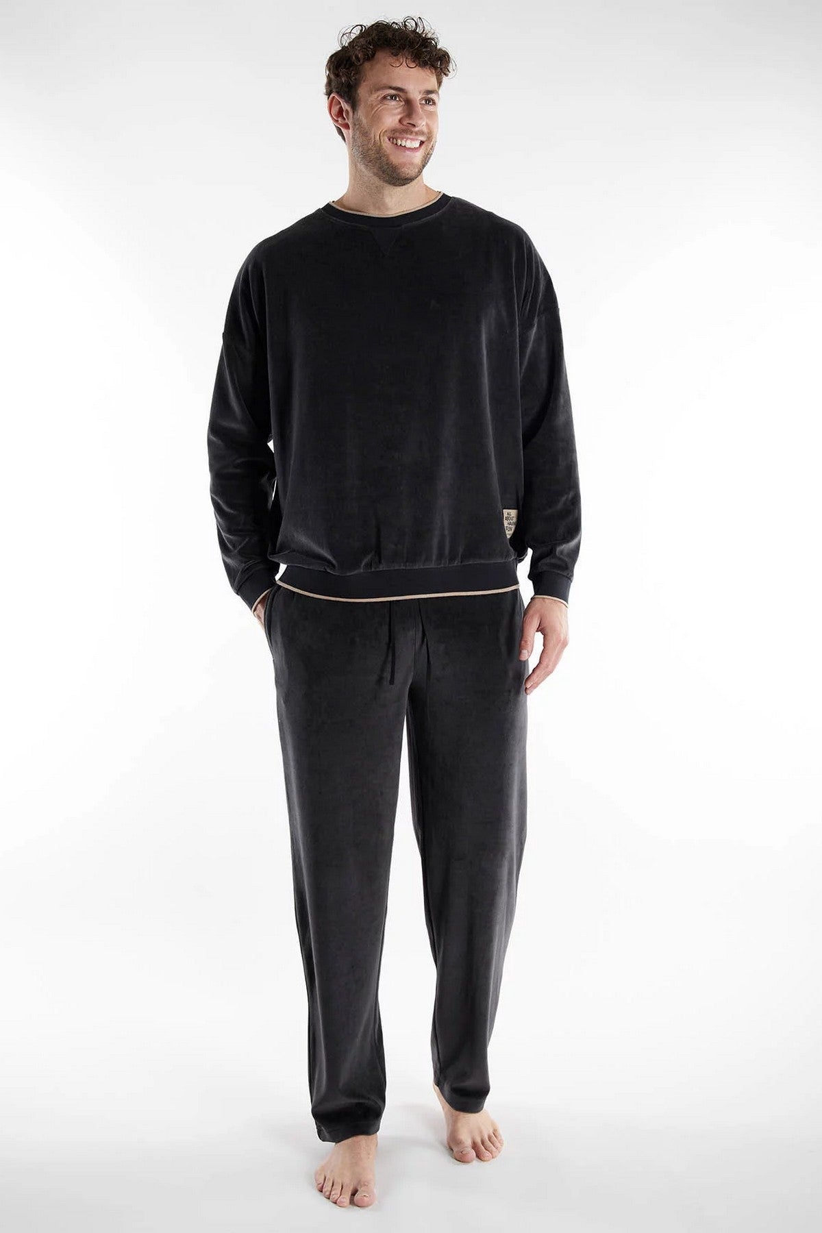 Велюровый мужской костюм 71479 920