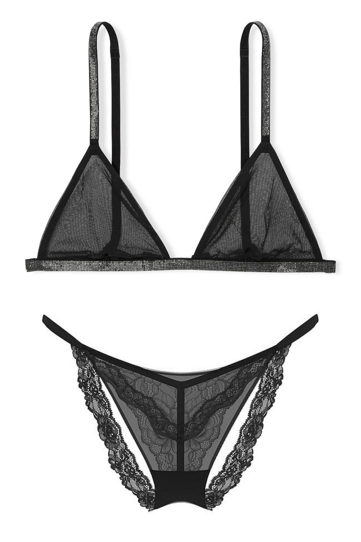 Комплект белья из микросетки 311650426 black