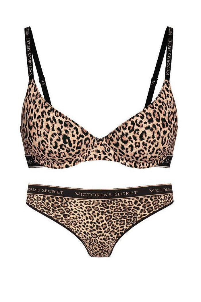 Комплект білизни з принтом 315139935 Victoria`s Secret
