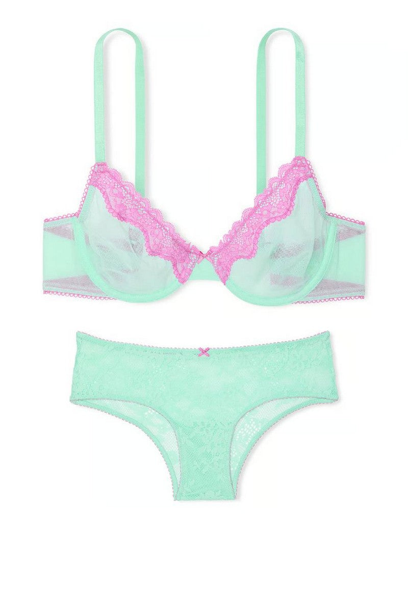 Комплект из микросетки 350294456 azure