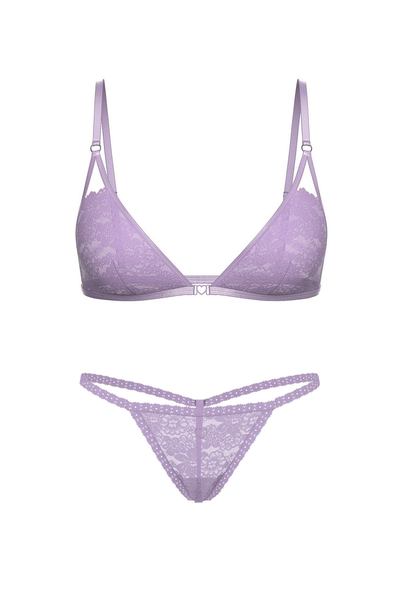 Мереживний комплект 438257413 lilac Victoria`s Secret