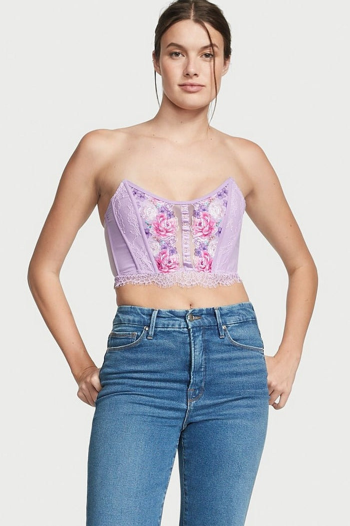 Комплект белья с корсетом 67952186 lilac