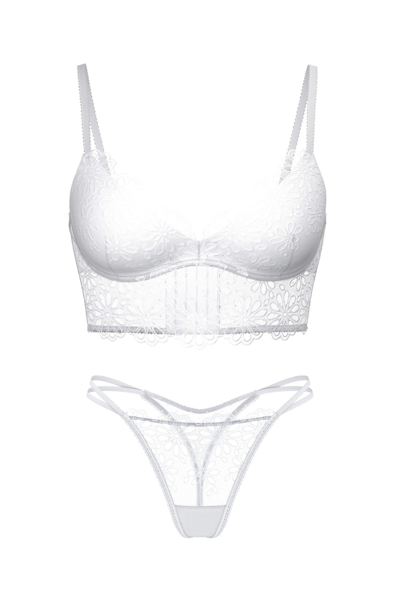 Комплект с вышивкой 711486329 white