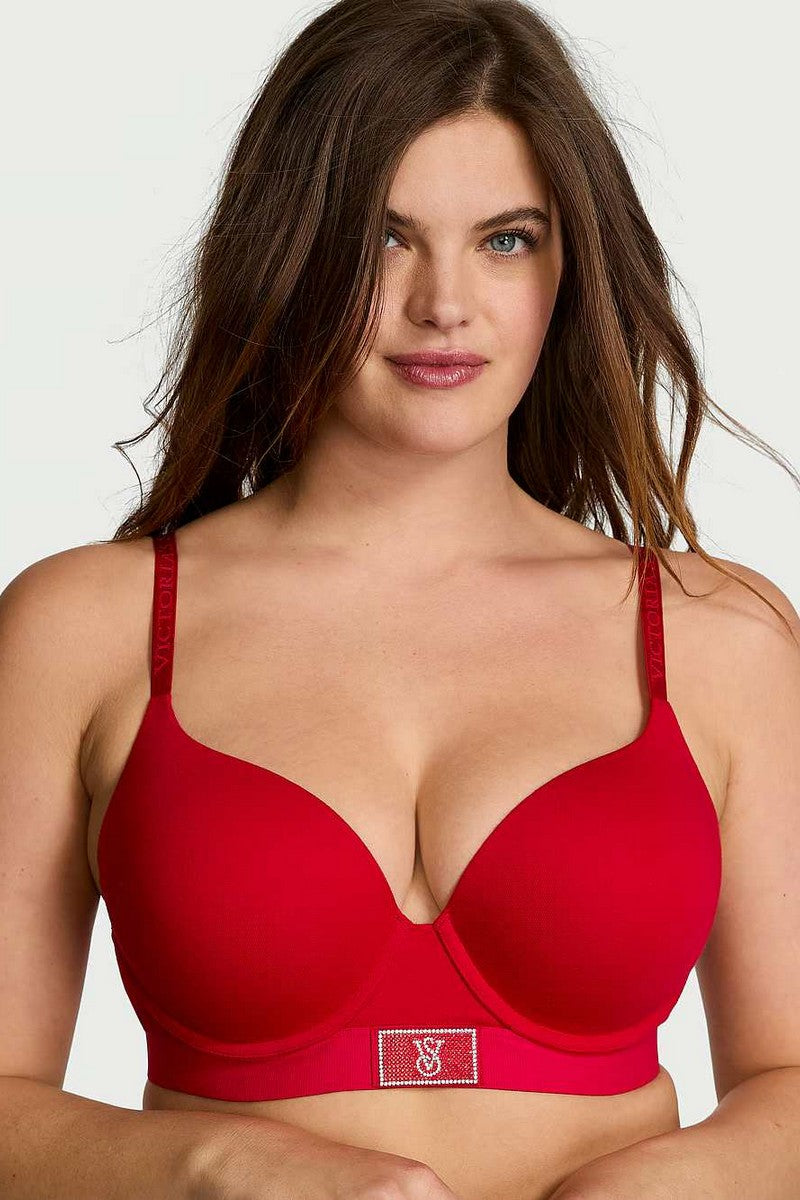 Комплект белья со стразами 74669133 red