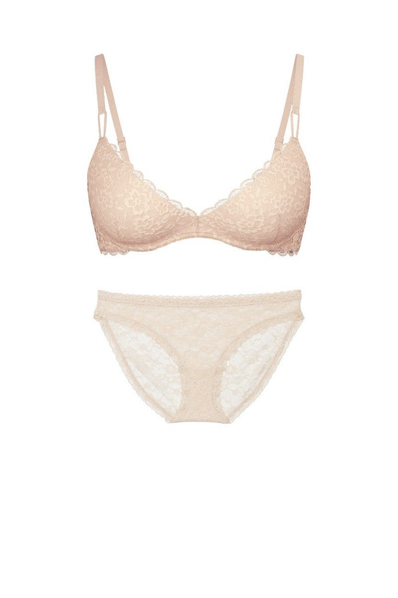 Кружевной комплект 88871612 beige