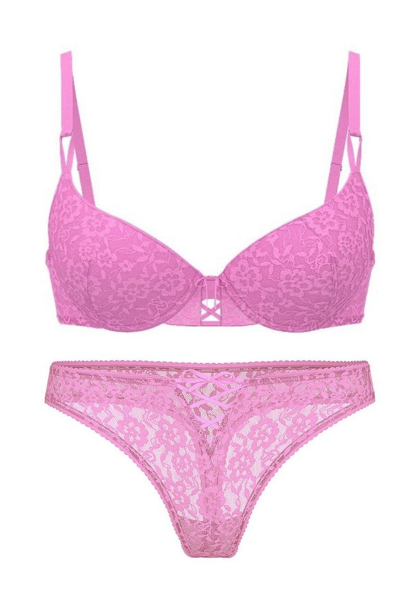 Мереживний комплект 915628191 rose Victoria`s Secret