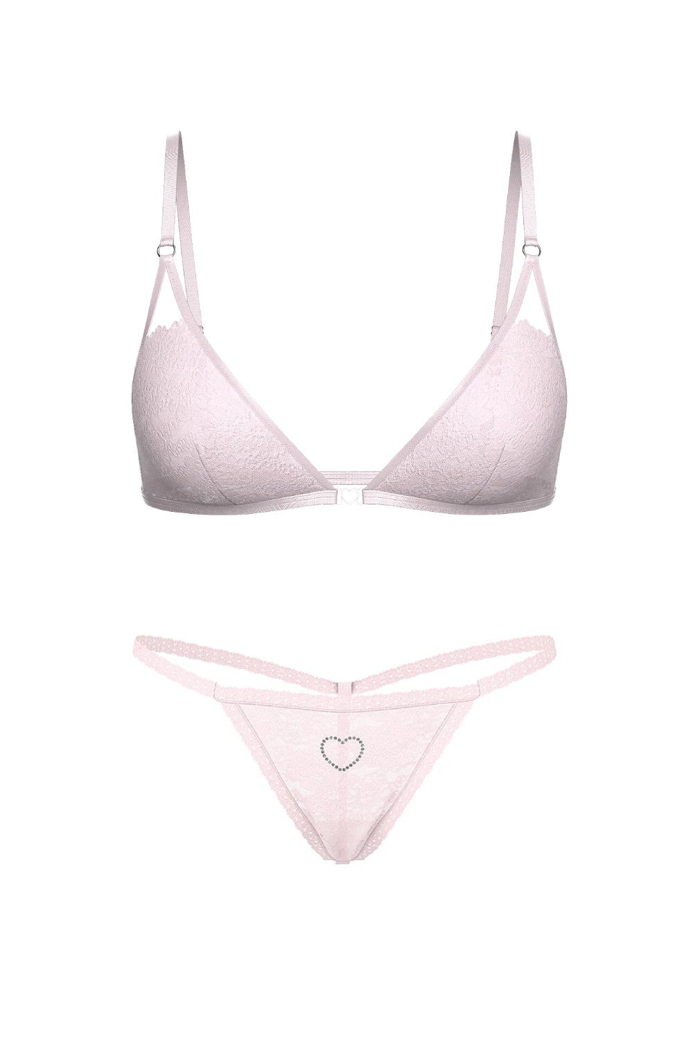 Мереживний комплект 946222223 rose Victoria`s Secret