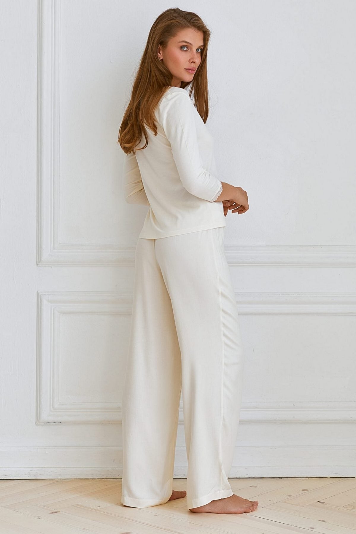 Пижама из вискозы Soul SL-7812 milk