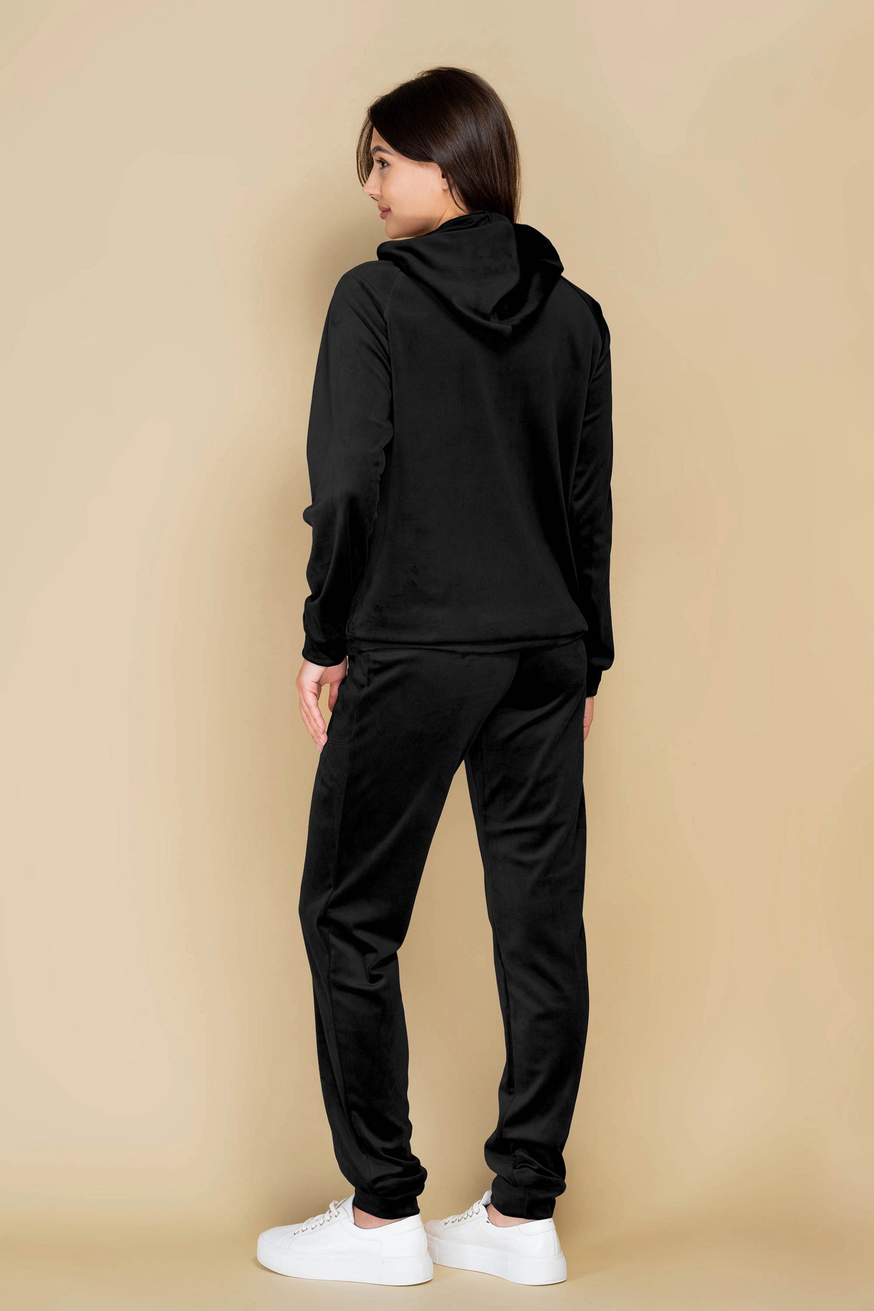 Велюровый костюм 807-6201 01 black