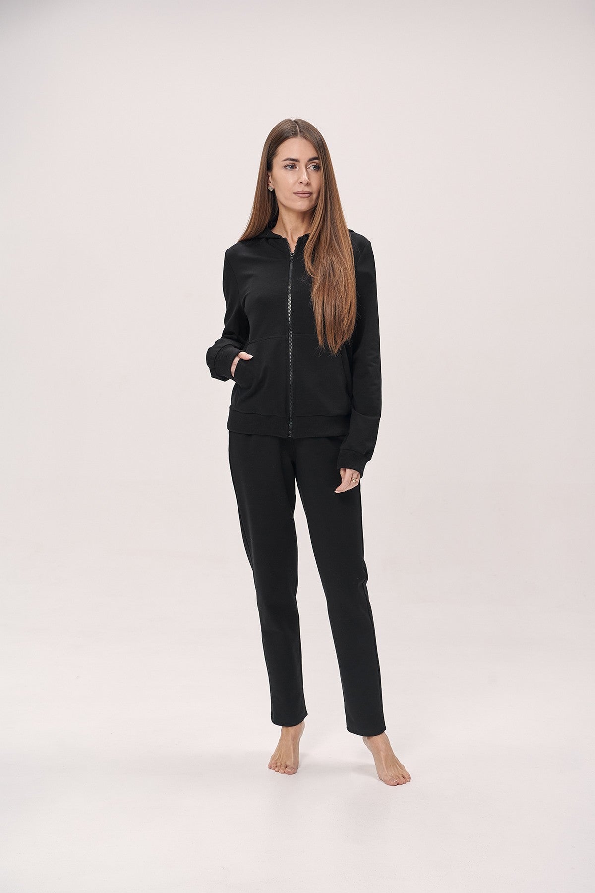 Трикотажный костюм 1616 black