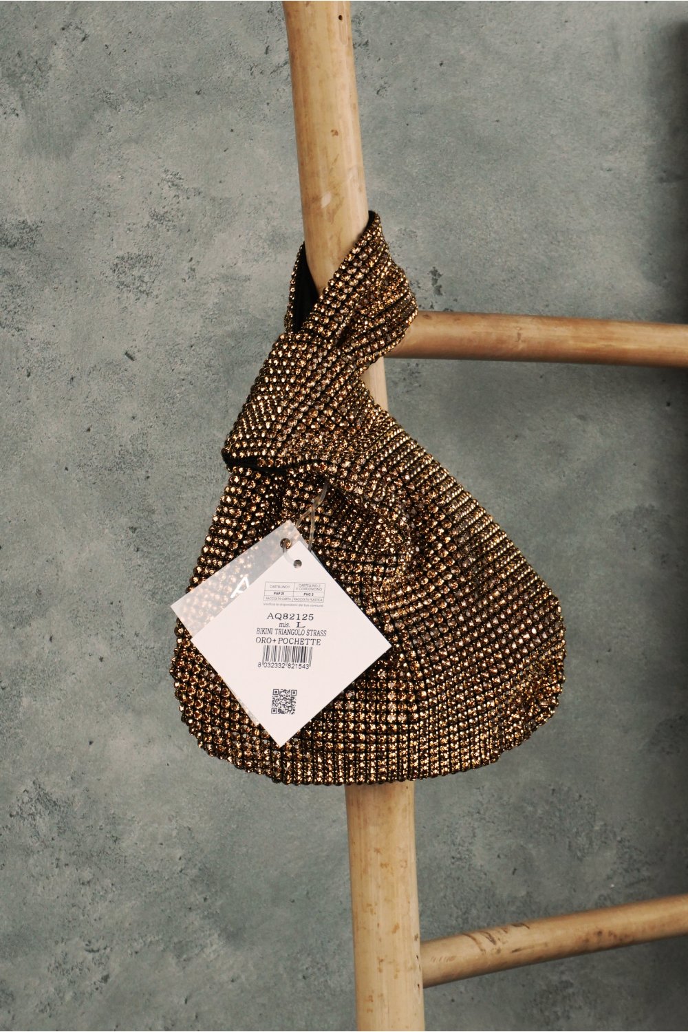 Раздельный купальник бикини AQ82125 gold