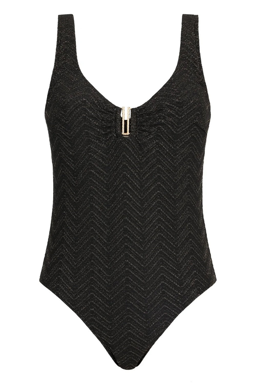 Сдельный купальник 6S55 Golden Horizon black