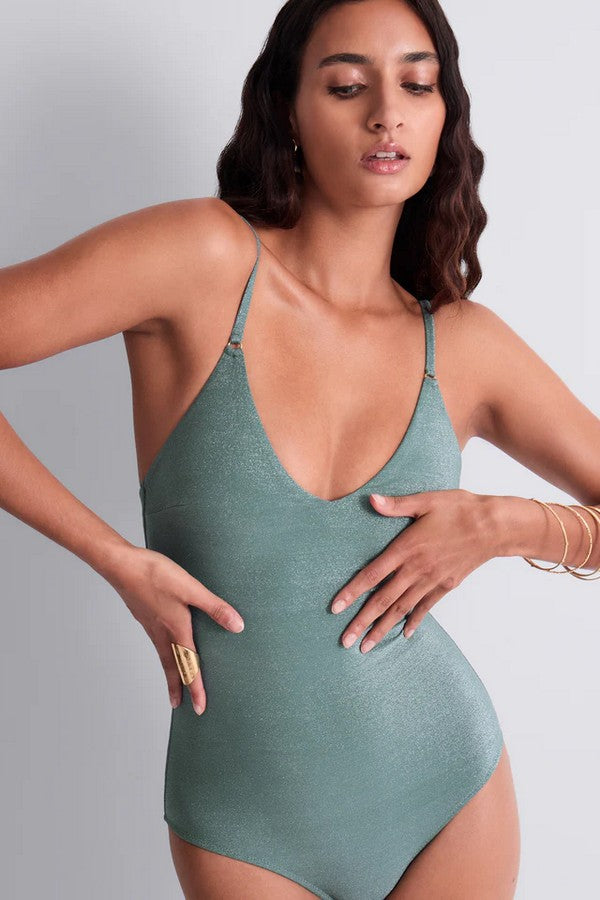 Суцільний купальник LY67 Summer Glow aqua Aubade