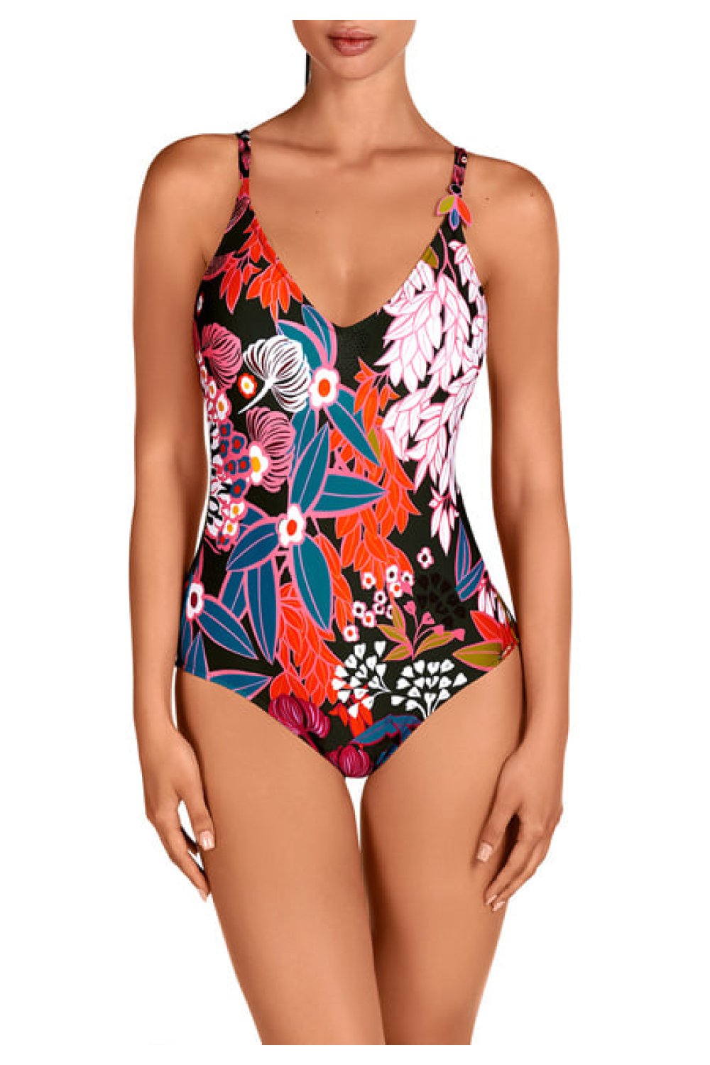 Сдельный купальник с принтом 1608 multi