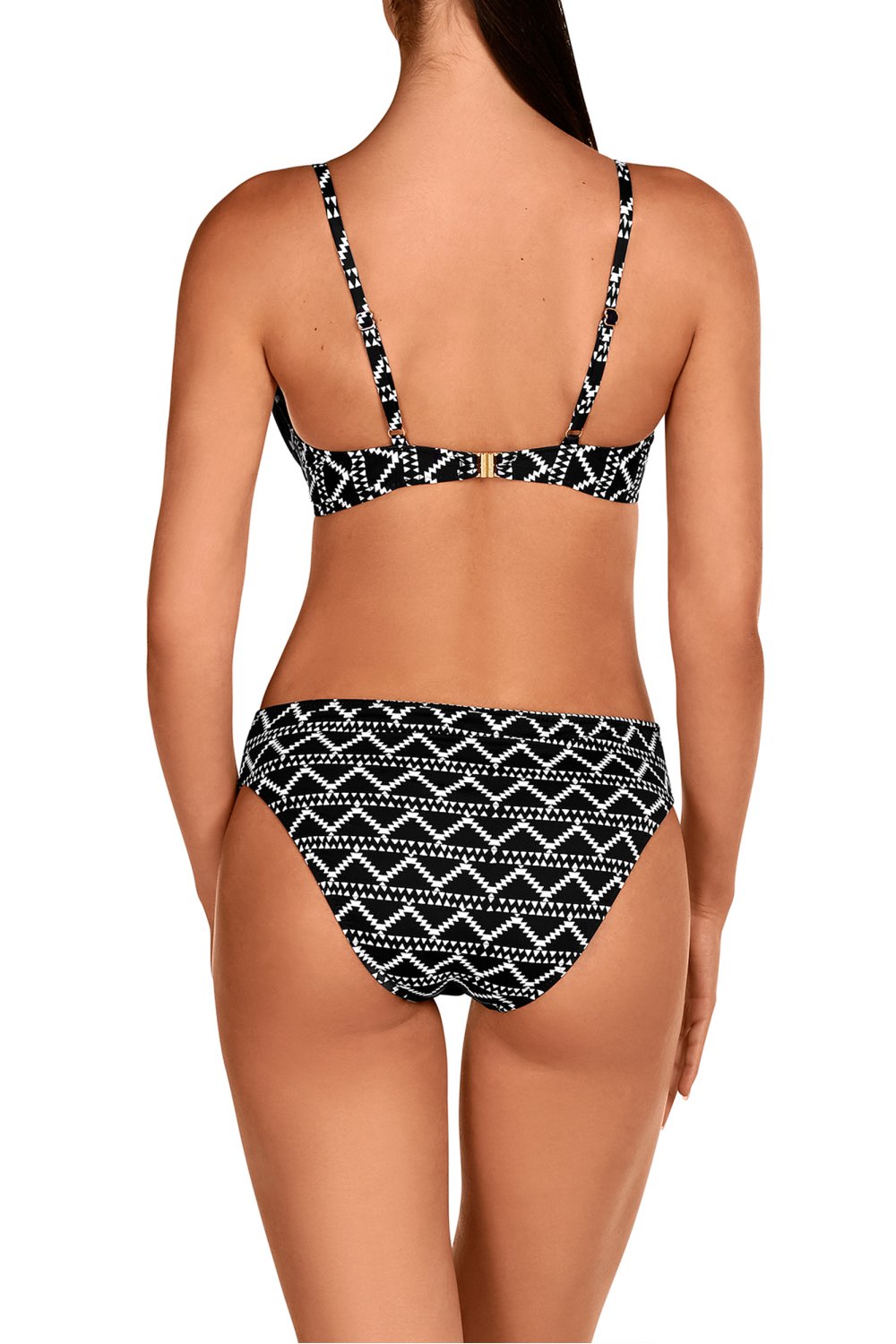 Роздільний купальник 1622-5C black/white