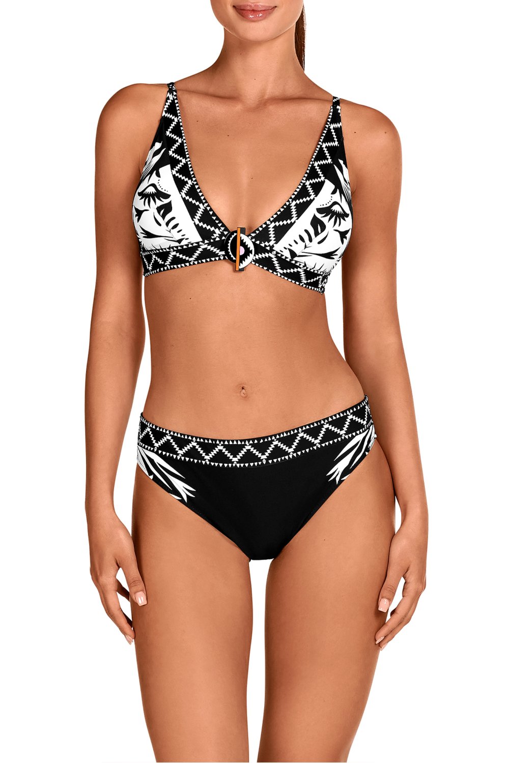 Раздельный купальник 1622-5C black/white