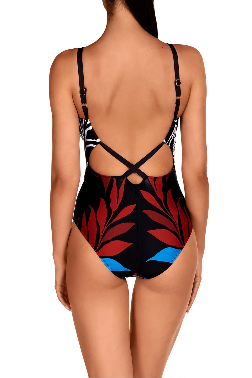 Сдельный купальник с коррекцией 1695 multi