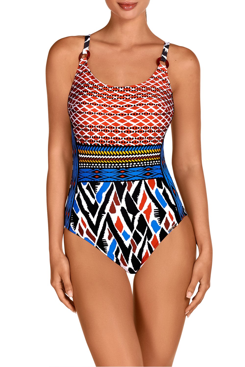 Суцільний купальник з корекцією 1702 multi