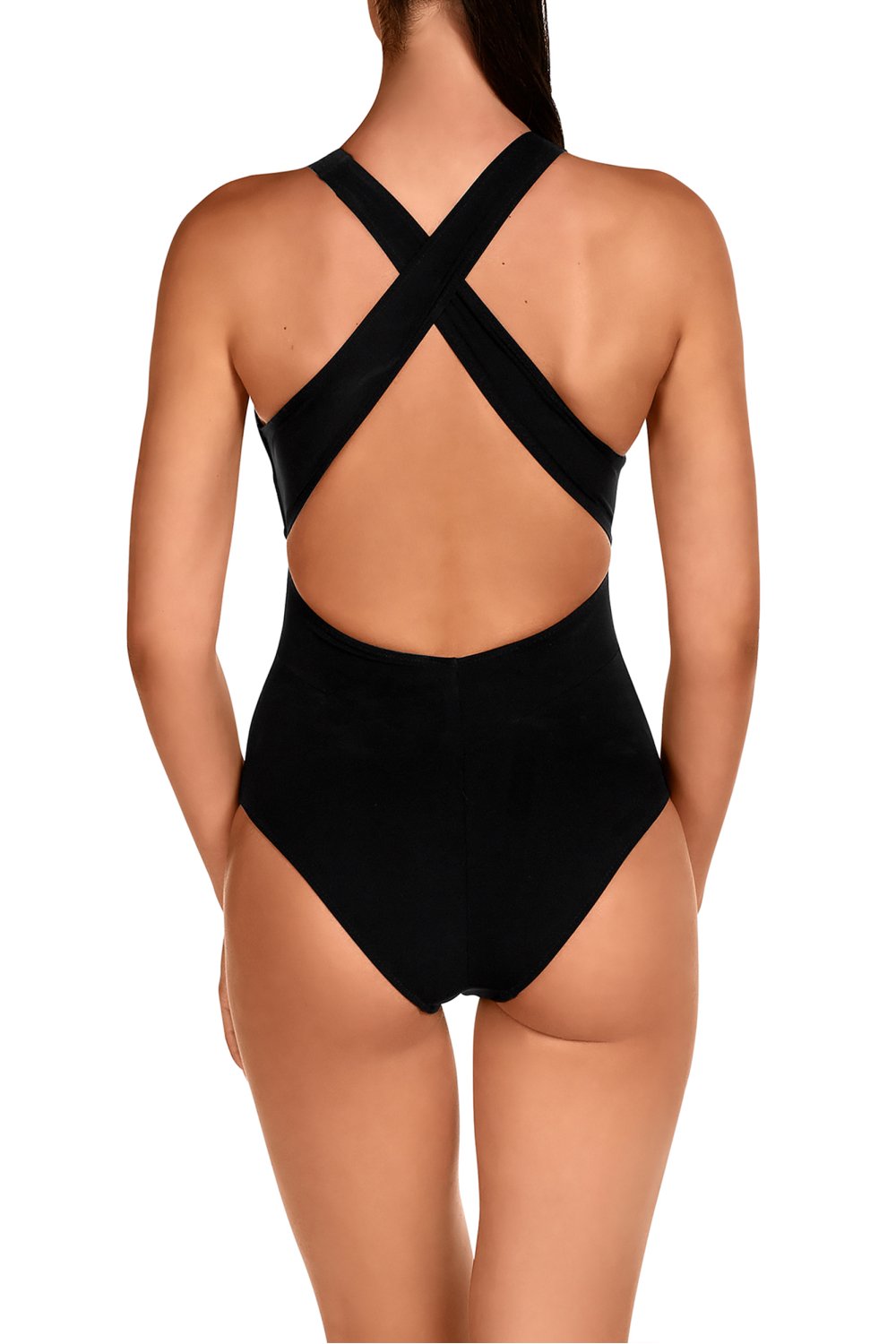 Суцільний купальник 1791 black