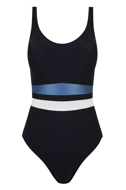 Суцільний купальник танк 1828 black