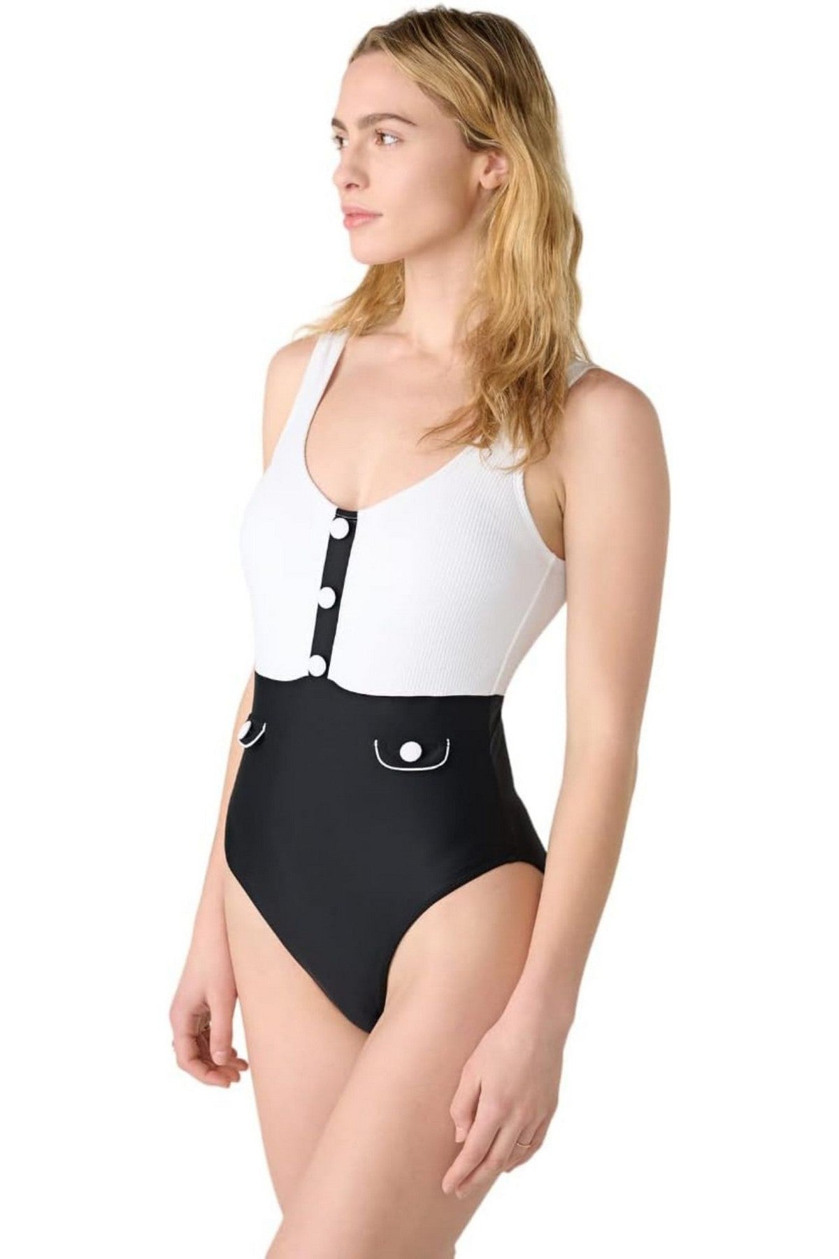 Сдельный купальник 322151670 black/white