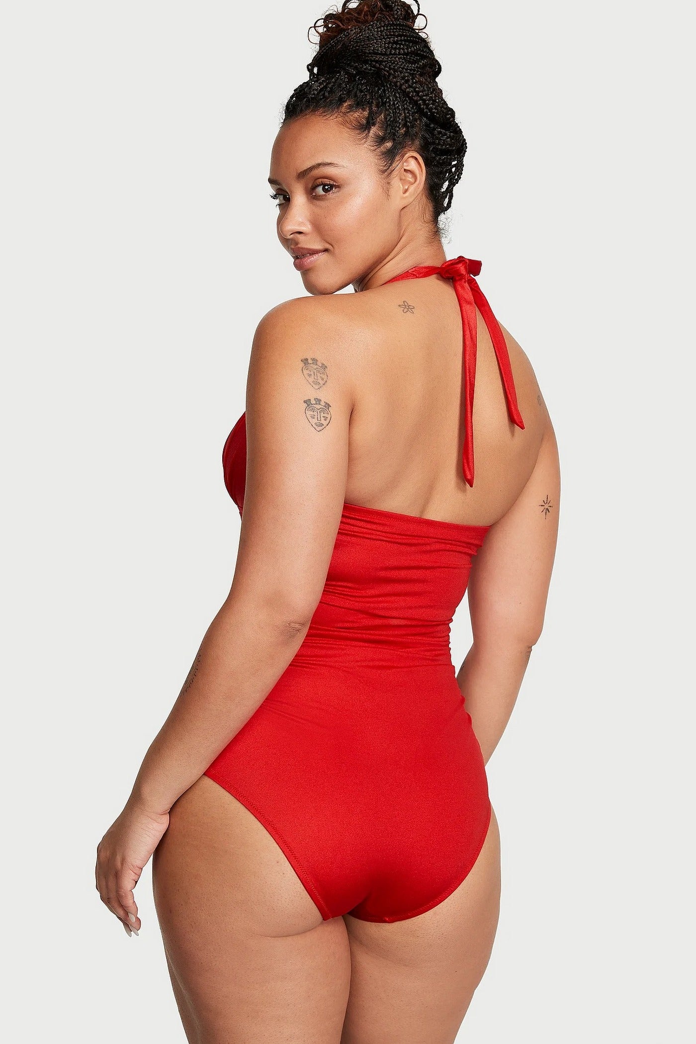 Сдельный купальник 348505056 red