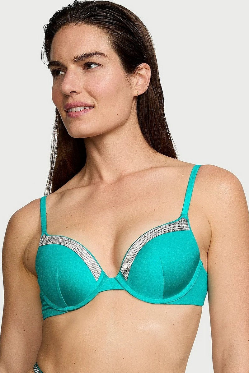 Раздельный купальник со стразами 571277885 azure