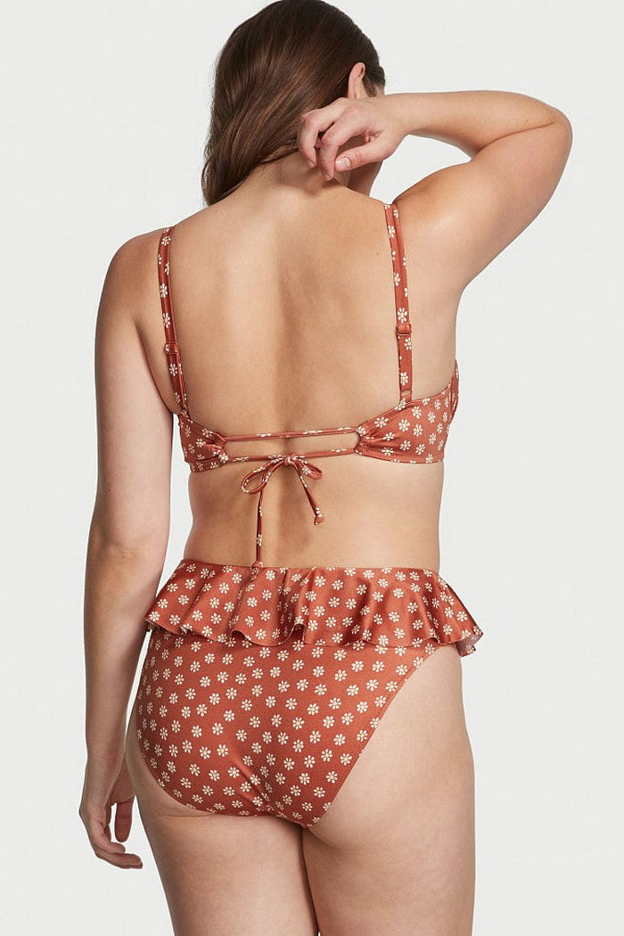 Роздільний купальник пуш-ап 691149400 brown Victoria`s Secret вигляд ззаду