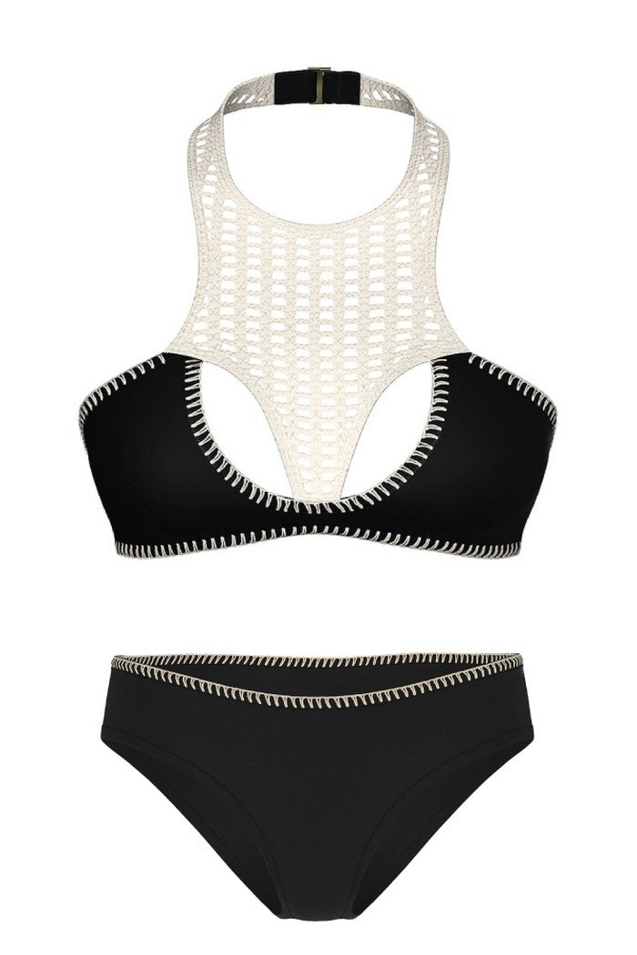 Купальник роздільний 706724869 black/milk Victoria`s Secret