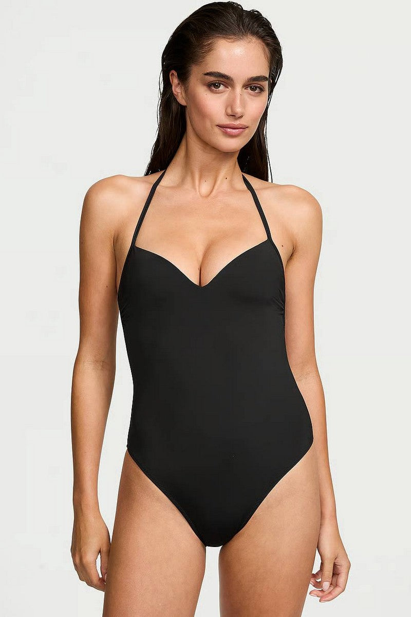 Суцільний купальник пуш-ап 852806157 black Victoria`s Secret