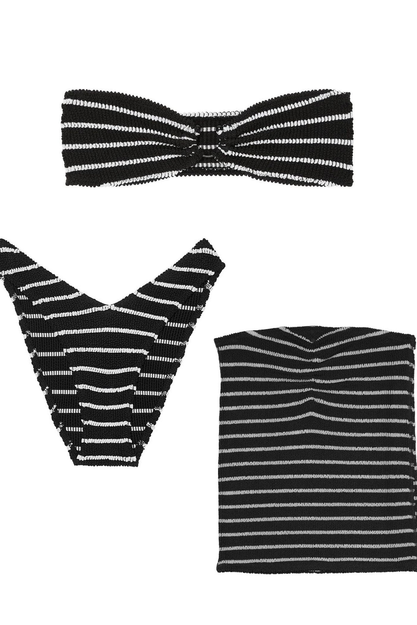 Роздільний купальник зі спідницею 917068842 black/white Victoria`s Secret