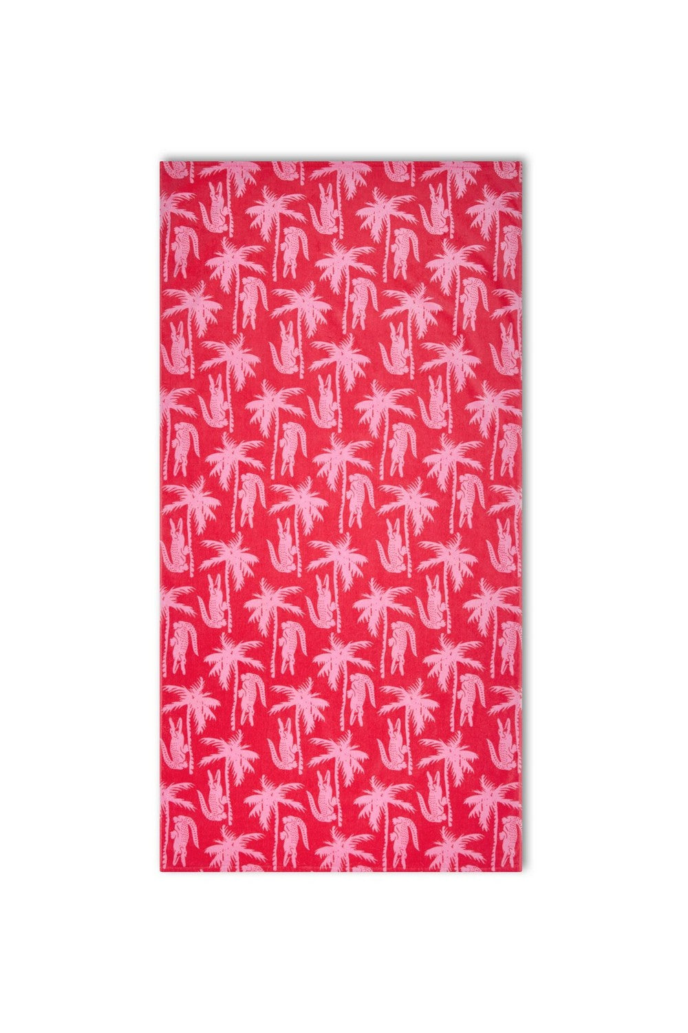 Пляжний рушник 152133707 pink Lacoste