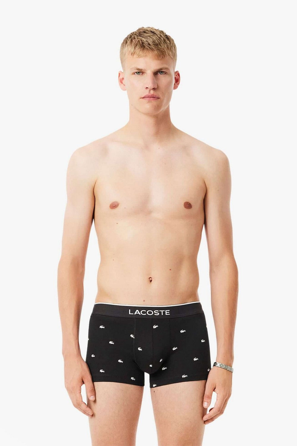 Чоловічі труси шорти 173086964 (3 шт.) black Lacoste