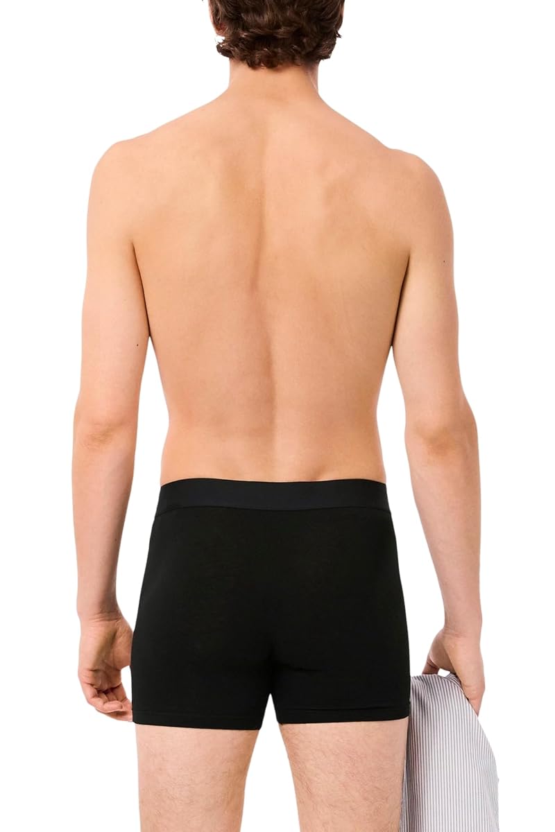 Чоловічі труси шорти 320111867 (3 шт.) black Lacoste спина