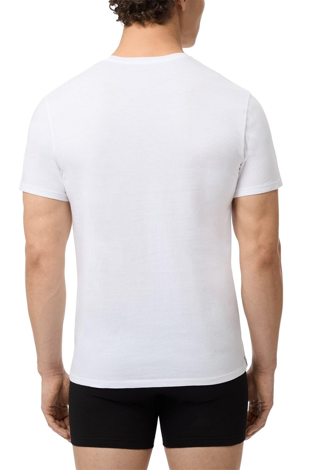 Набір чоловічих футболок 358613137 (3 шт.) black/white Lacoste спина