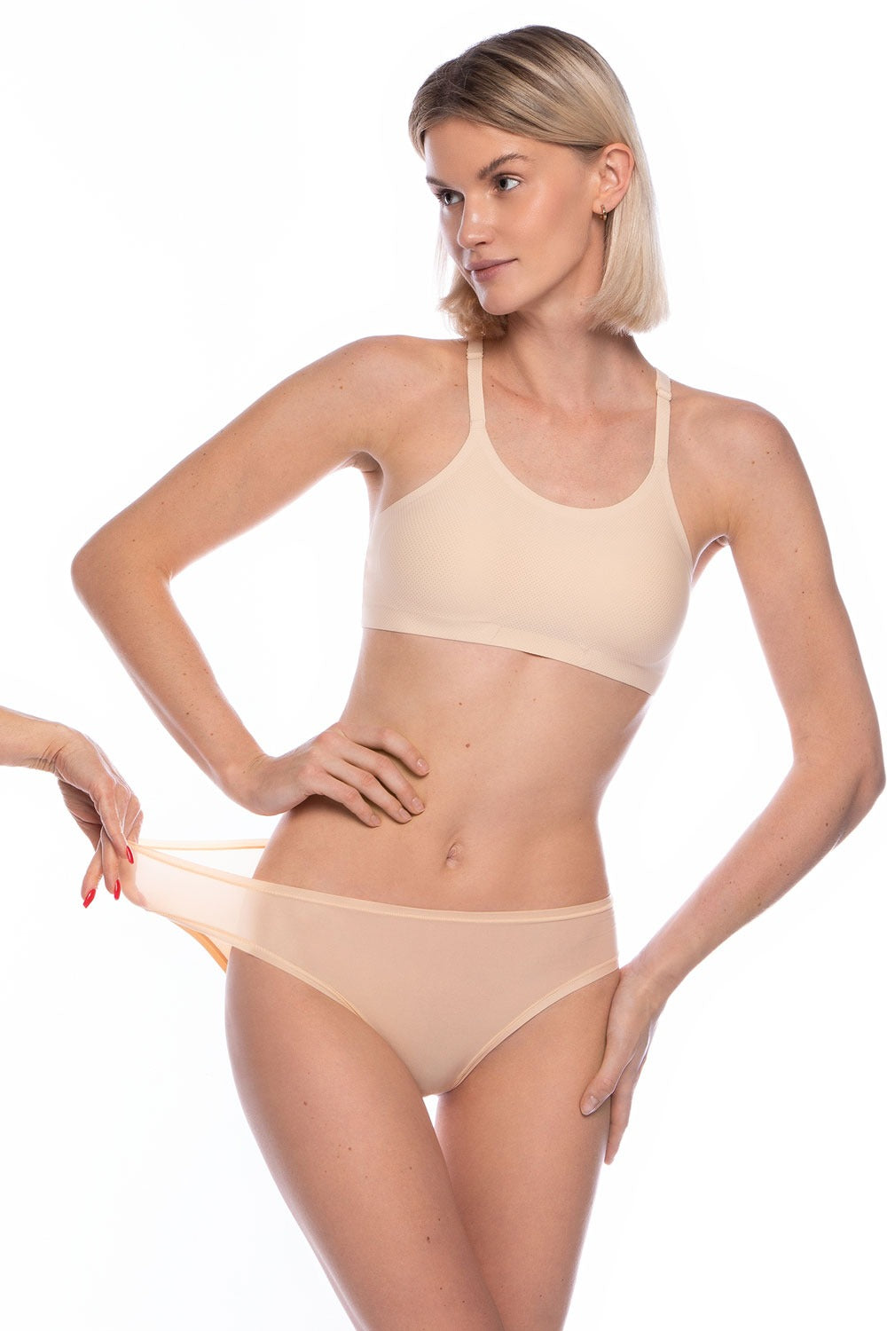 Эластичные трусики слип FIT6000BI-06 beige