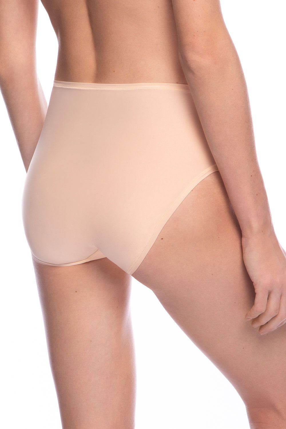 Эластичные высокие трусики слип FIT6000MD-06 beige