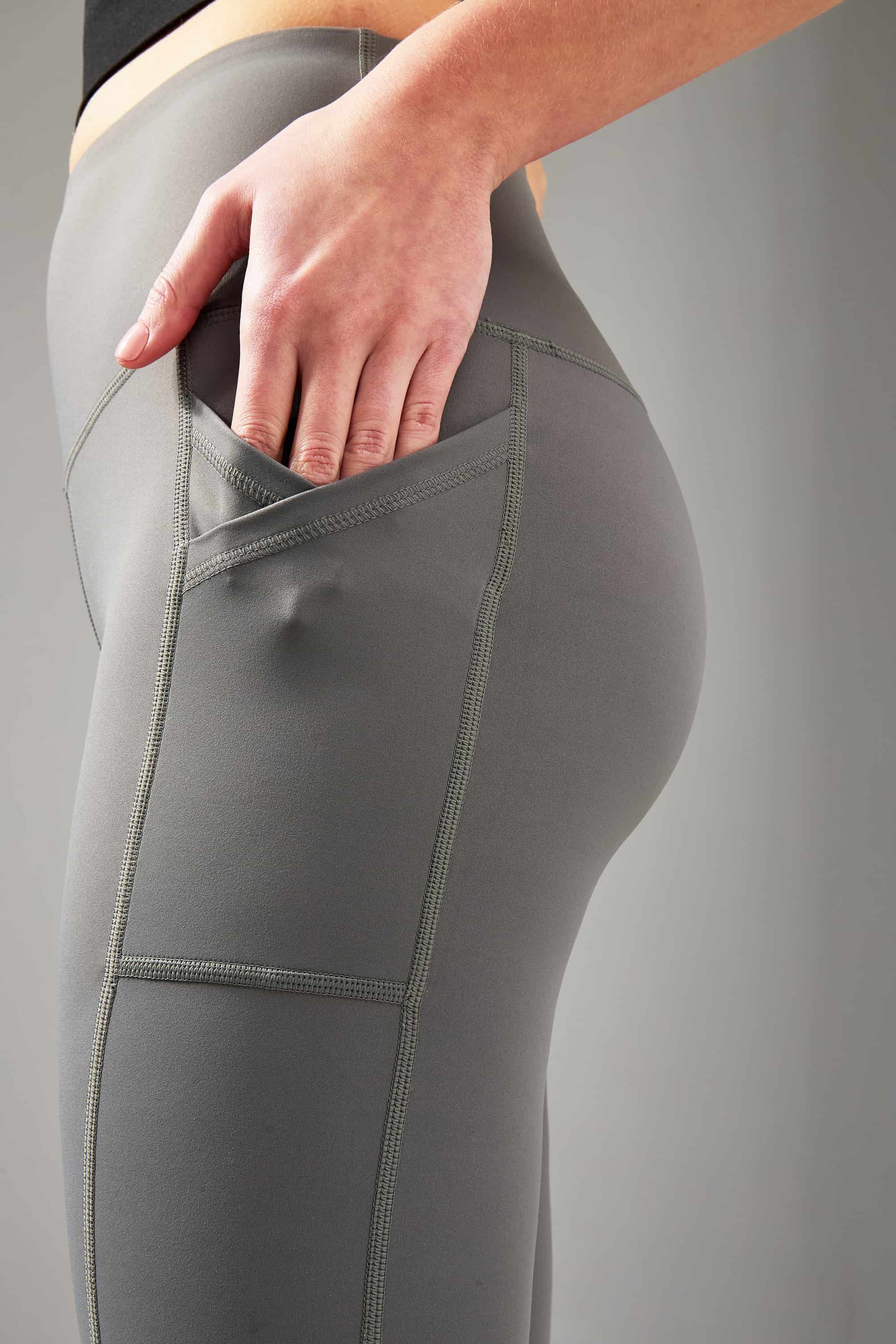 Спортивні легінси L2004 Active Pockets grey