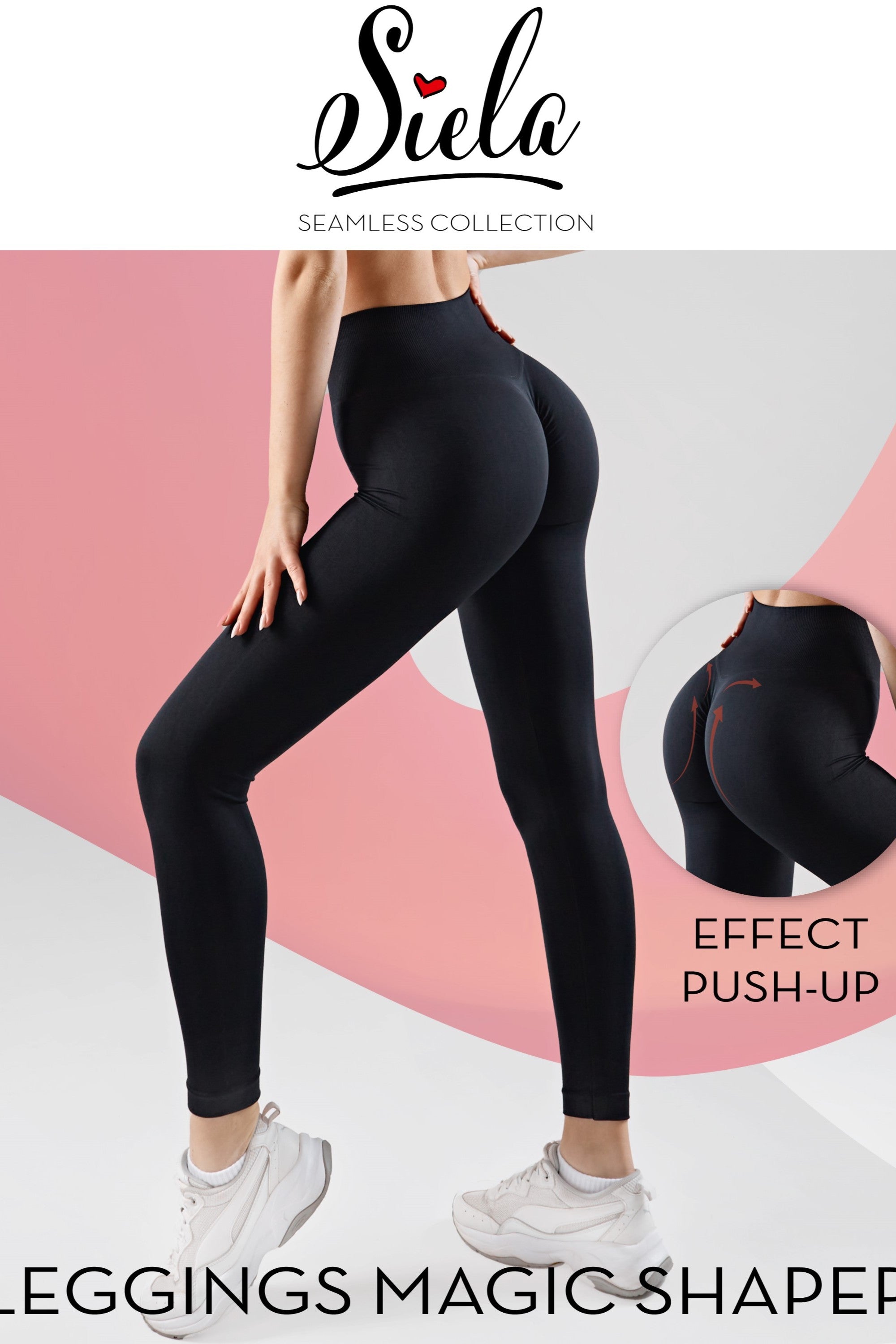 Леггинсы с пуш-ап эффектом Magic Shaper black